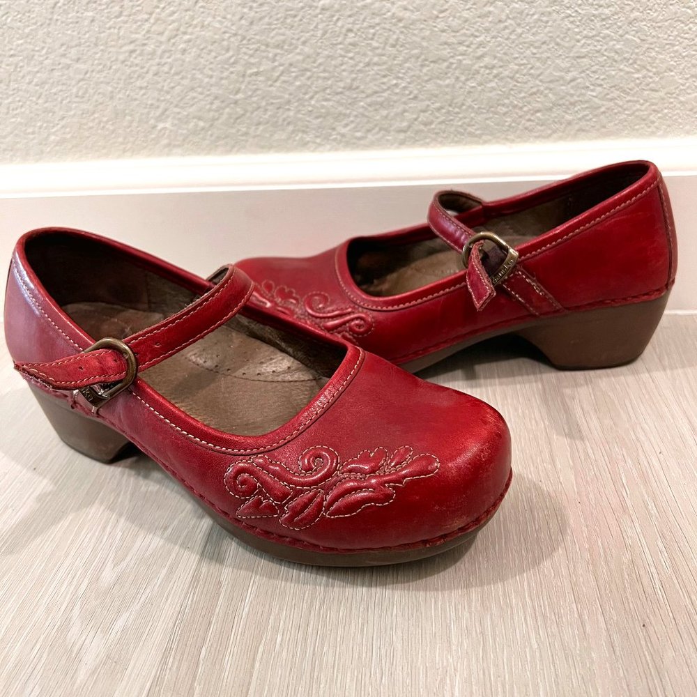 Dansko Savannah Vintage y2k Chunky Platform Mary Janes Size 8